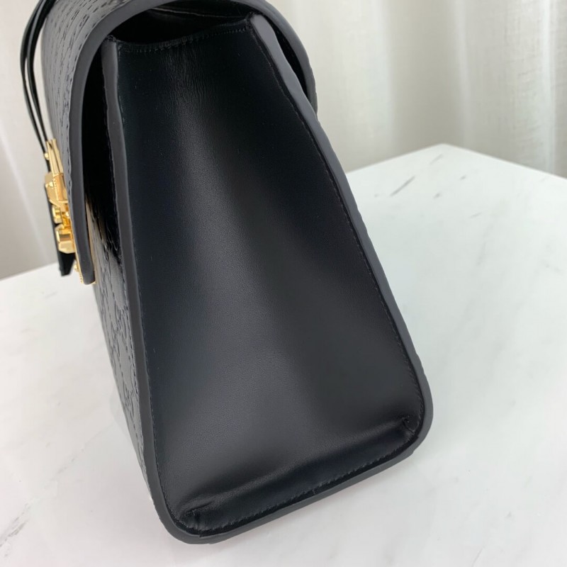 Gucci Cadlet Pequeña bolsa de mango superior de firma Gucci 453188-7