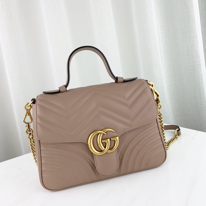 Gucci GG Marmont Matelasse Top Many Bolsa 498110-1
