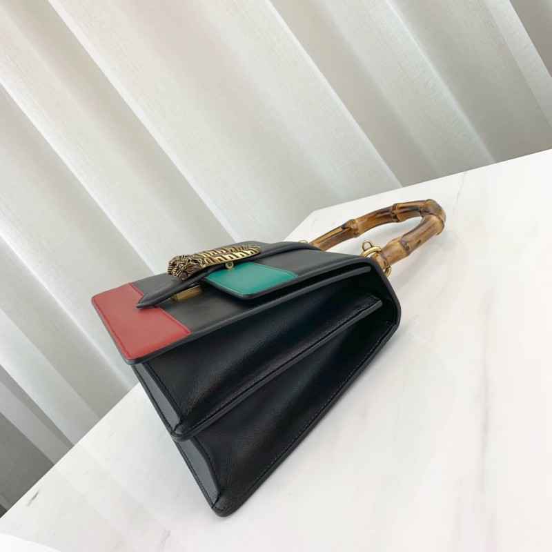 Gucci Dionysus Bolsa de mango superior media 448075 Azul/Verde/Rojo-5