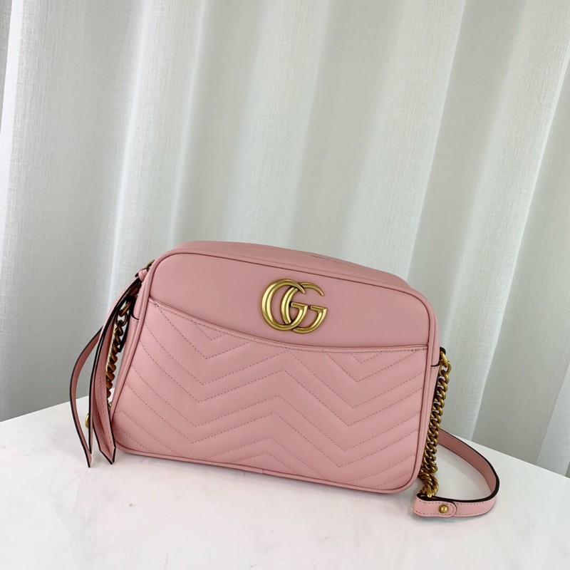 Gucci GG Marmont Medium Matelasse Shoulder Bolsa 443499-1