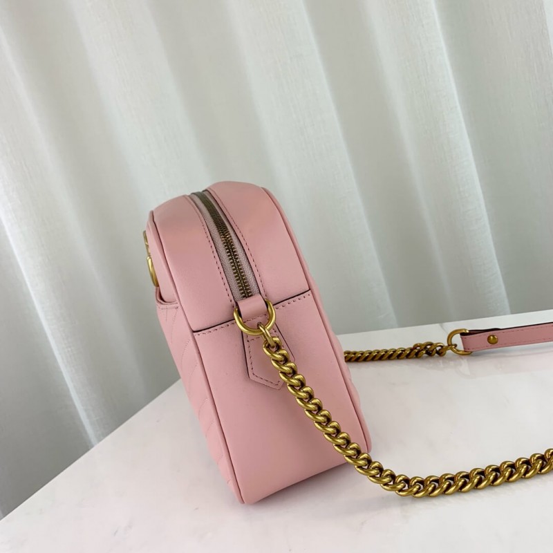 Gucci GG Marmont Medium Matelasse Shoulder Bolsa 443499-3