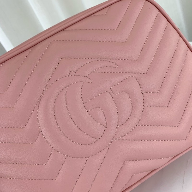 Gucci GG Marmont Medium Matelasse Shoulder Bolsa 443499-8