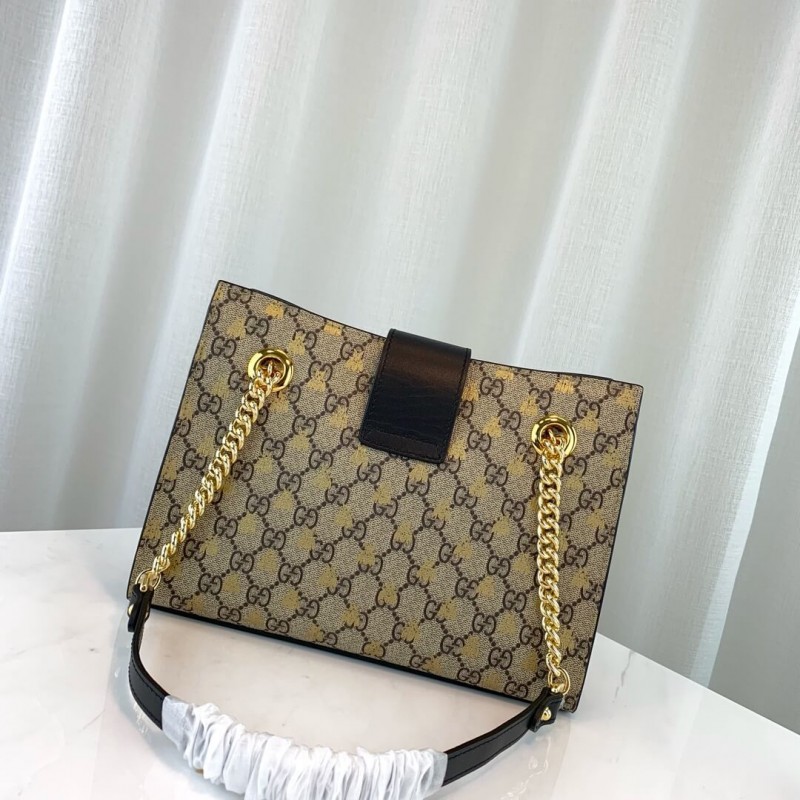 Gucci candado pequeño GG Bees Shoulder Bolsa 498156-2