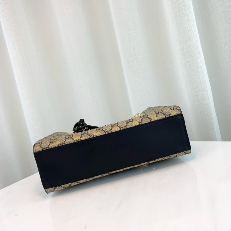 Gucci candado pequeño GG Bees Shoulder Bolsa 498156-4