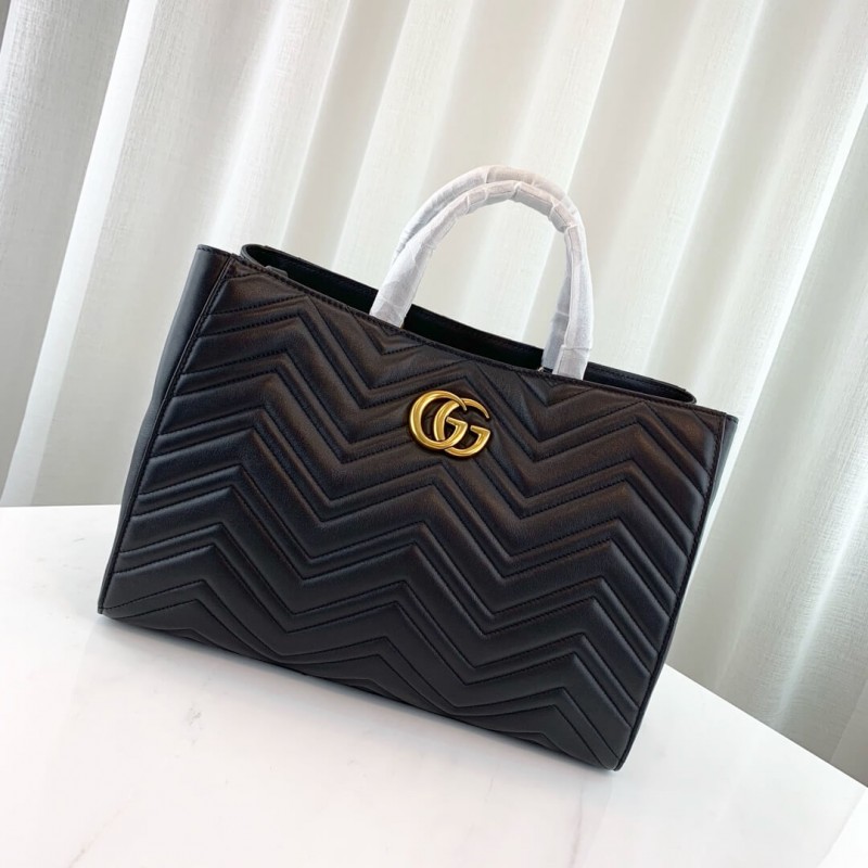 Gucci GG Marmont Media Matelasse Top Many Bolsa 443505-1