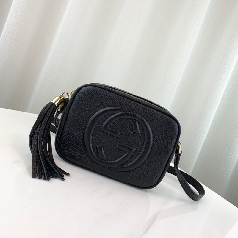 Gucci Soho Bolsa de discoteca de cuero pequeña 308364-1