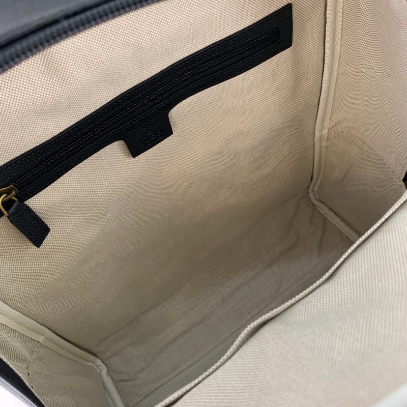 mochila de cuero impresa Gucci 547834-9