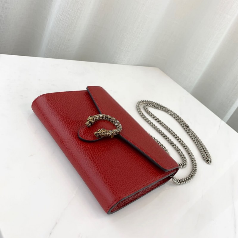 Gucci Dionysus de cuero mini cadena Bolsa 401231-3