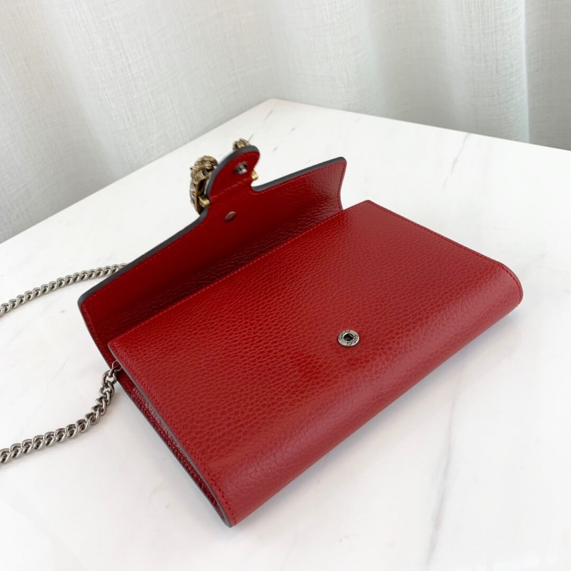Gucci Dionysus de cuero mini cadena Bolsa 401231-5