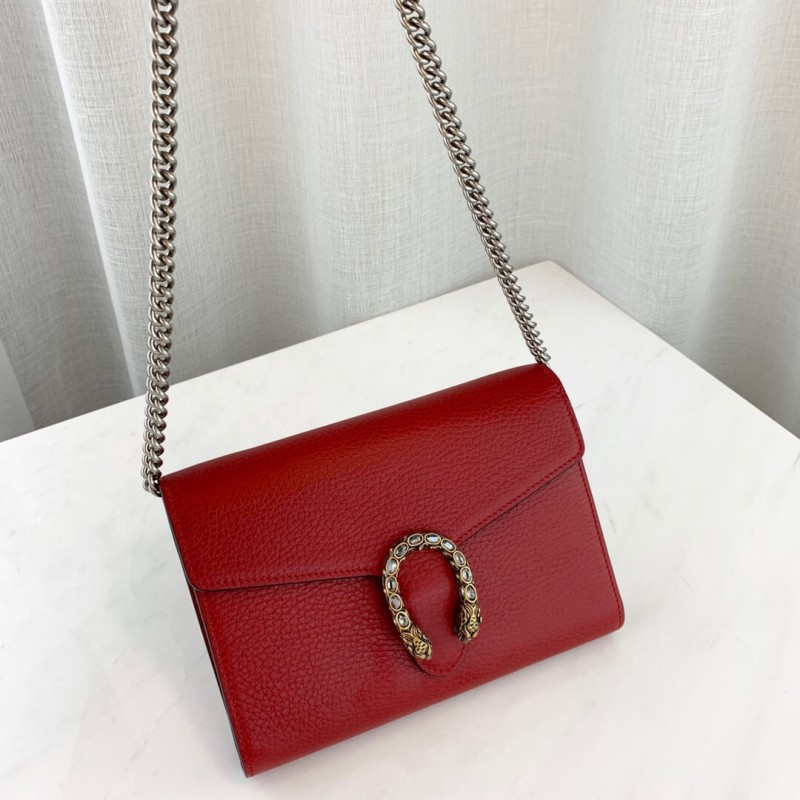 Gucci Dionysus de cuero mini cadena Bolsa 401231-8