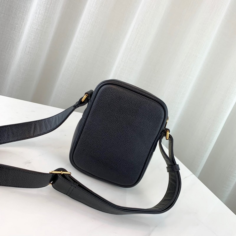 bolso de hombro de cuero estampado de Gucci 574803-3