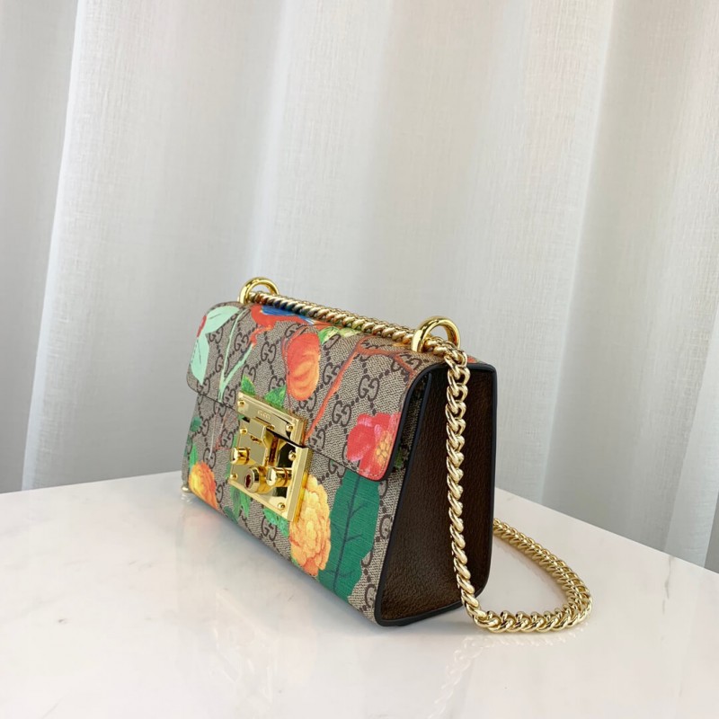 Gucci candado pequeño Gucci Tian Shoulder Bolsa 409487-2