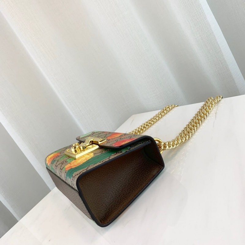 Gucci candado pequeño Gucci Tian Shoulder Bolsa 409487-4