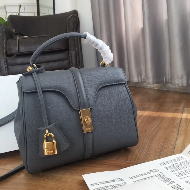 Celine Small 16 Bolsas en becerro de grano 188003-1