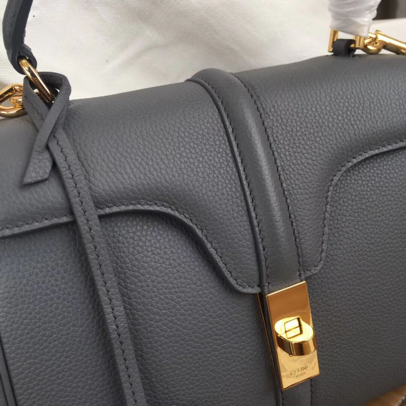 Celine Small 16 Bolsas en becerro de grano 188003-3