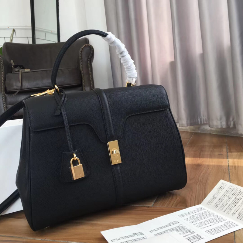 Celine Medium 16 Bolsas en becerro grano 187373-1