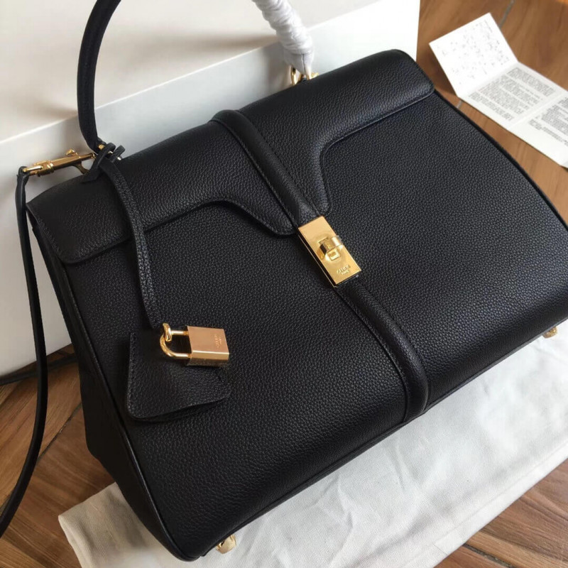 Celine Medium 16 Bolsas en becerro grano 187373-2