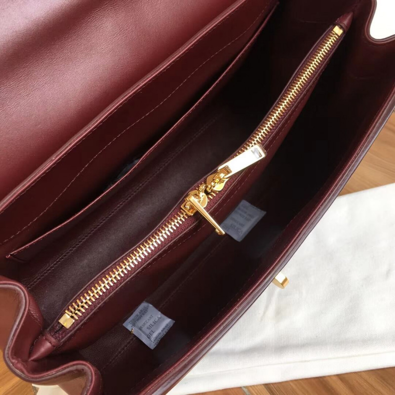 Bolsa Celine Medium 16 en Satined Becerro 187373-6