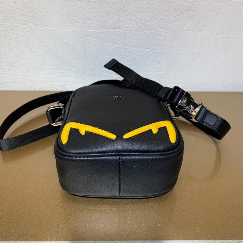 Fendi de cuero liso Bolsas de mensajero pequeño 7VA456-3