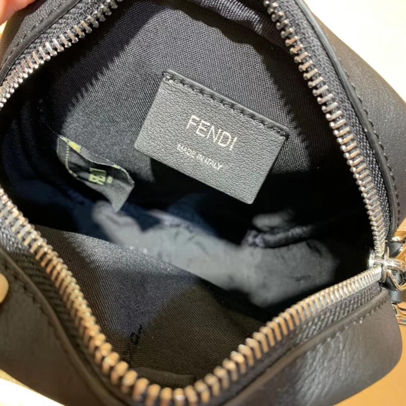 Fendi de cuero liso Bolsas de mensajero pequeño 7VA456-6
