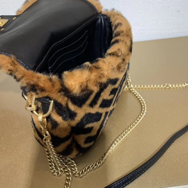 Fendi Sheepskin Mini Bolsauette Bolsa 8BS017-7