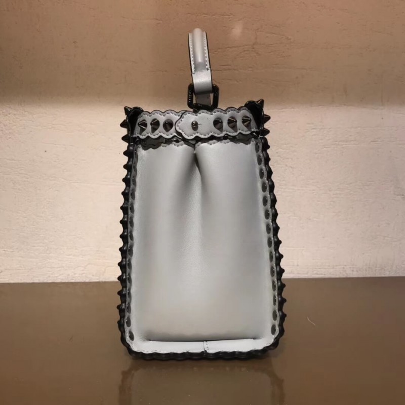 Fendi Peekaboo Mini con Micro Studs de metal 8bn244-5