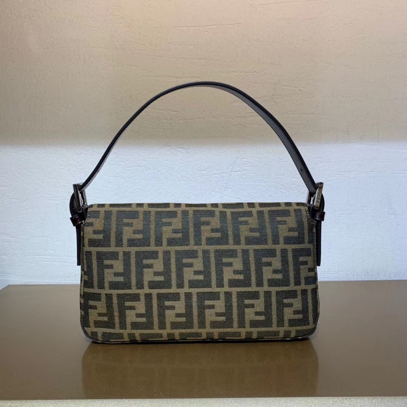 Fendi Vintage Patrón de Zucca Mamma Bolsauette Shoulder Bolsa F01-2