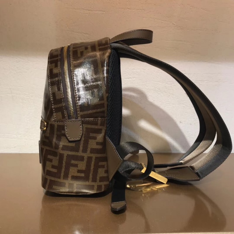 Fendi Mania logo Zucca recubierto de lienzo mochila 8BZ038-5