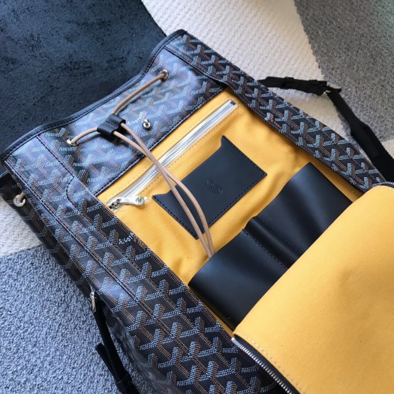 mochila alpin de piel de ternero Goyard 169555-6