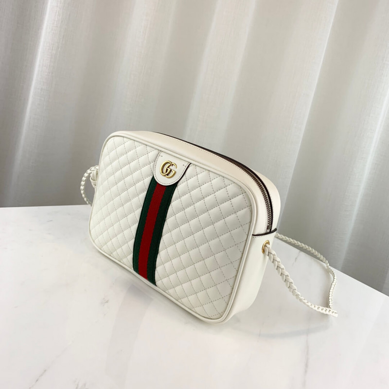Bolso de hombro pequeño de cuero acolchado Gucci 541051-2