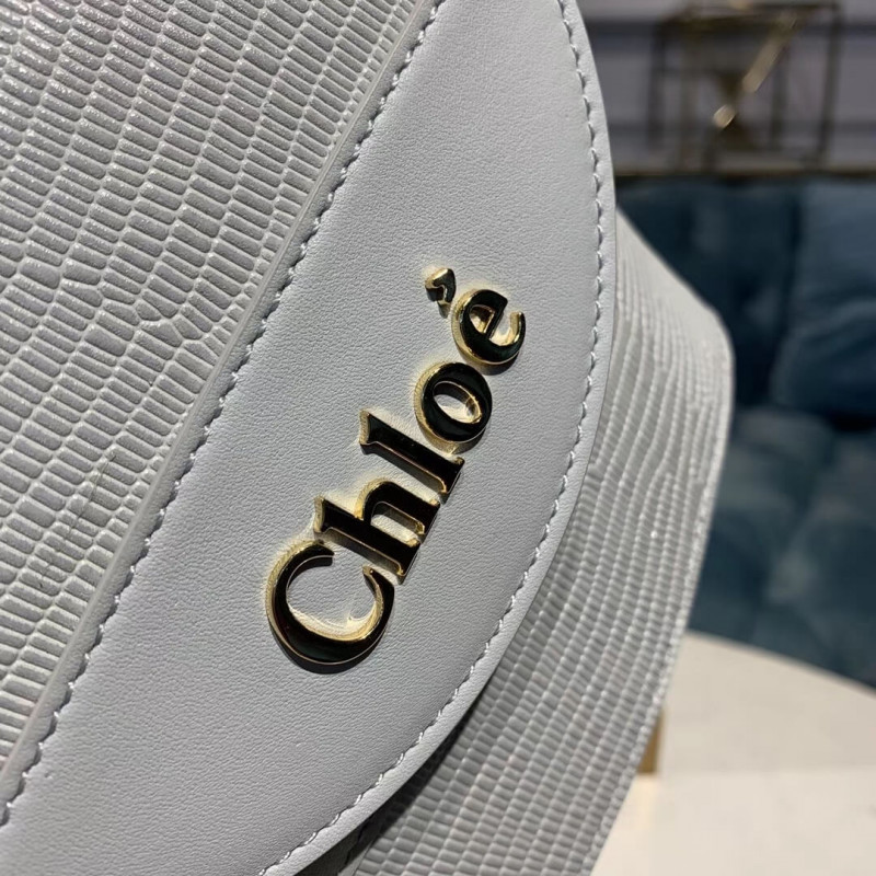Chloe Small Aby Bolsa de bloqueo en relieve Efecto de lagarto S1220-5