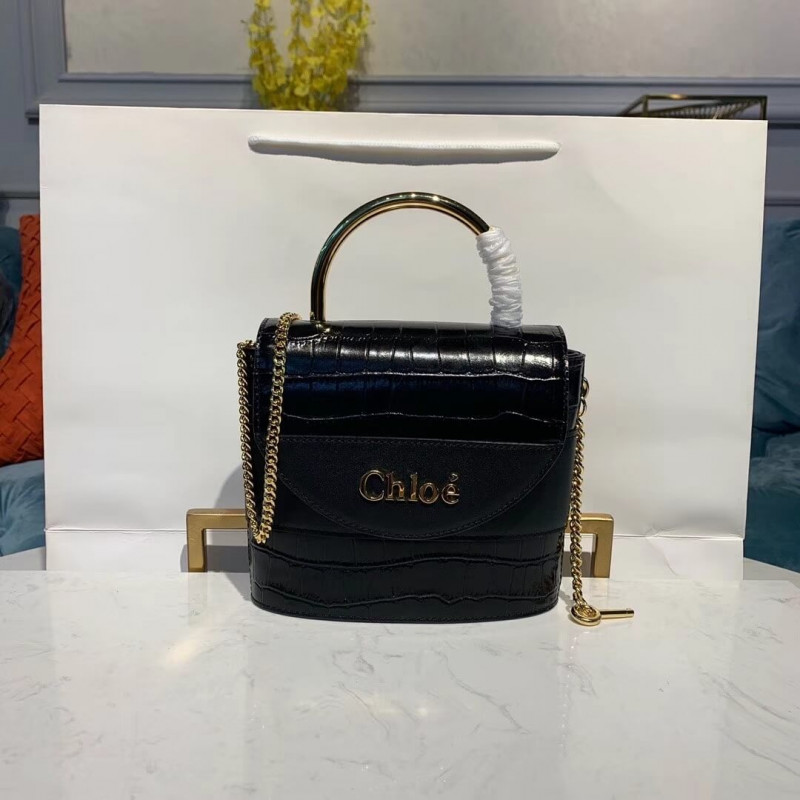Chloe Small Aby Lock Bolsa en relieve Coco Effect S1220-1
