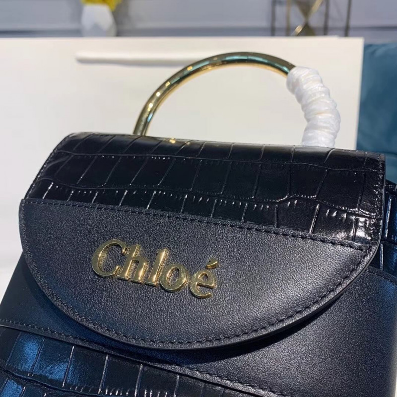 Chloe Small Aby Lock Bolsa en relieve Coco Effect S1220-5