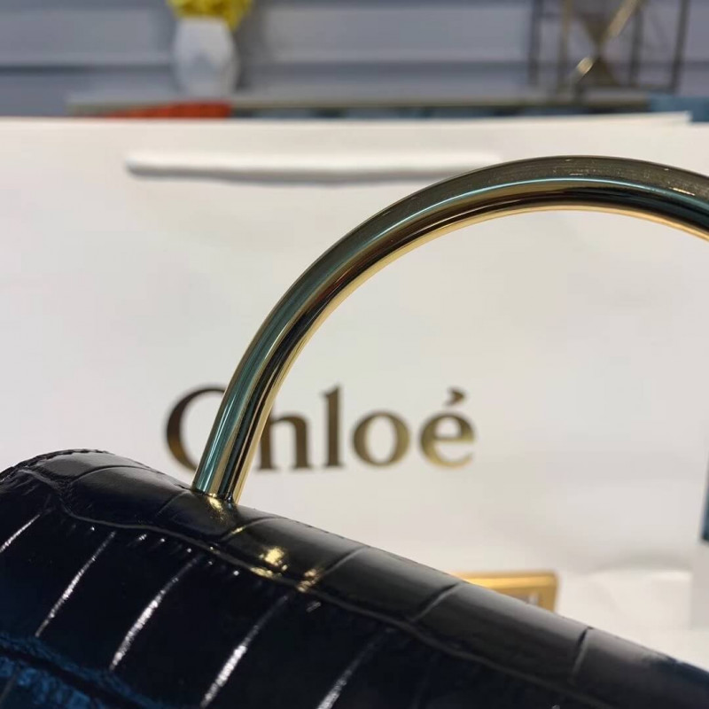 Chloe Small Aby Lock Bolsa en relieve Coco Effect S1220-6