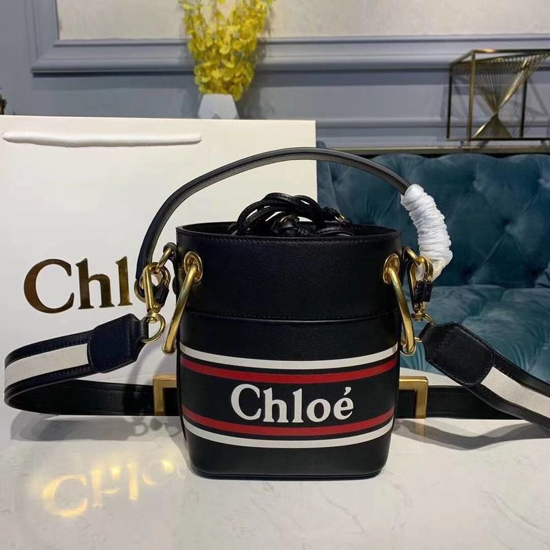 Chloe Roy Mini Bolsa de cuero liso 3S508-1
