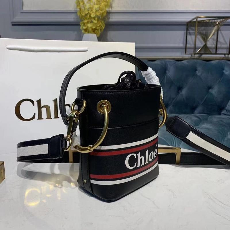 Chloe Roy Mini Bolsa de cuero liso 3S508-2