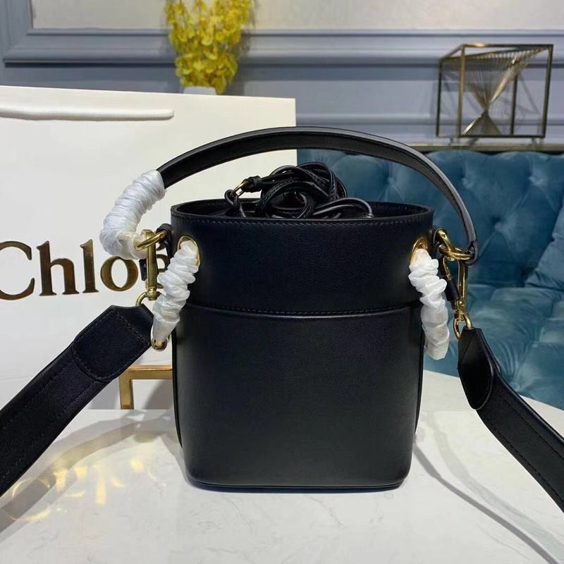 Chloe Roy Mini Bolsa de cuero liso 3S508-3