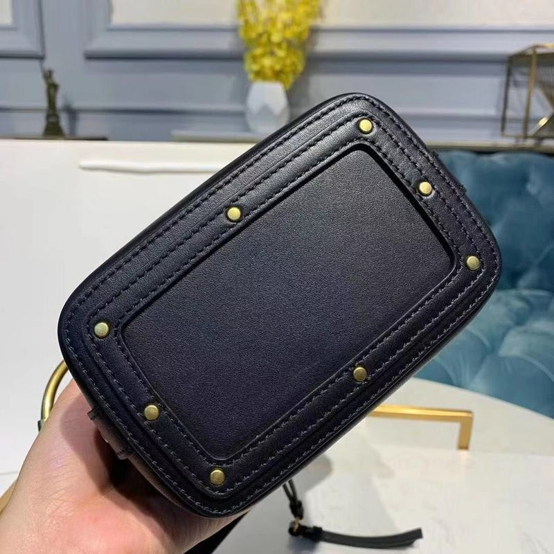 Chloe Roy Mini Bolsa de cuero liso 3S508-4