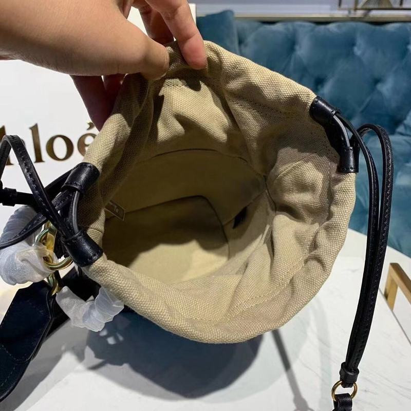 Chloe Roy Mini Bolsa de cuero liso 3S508-9