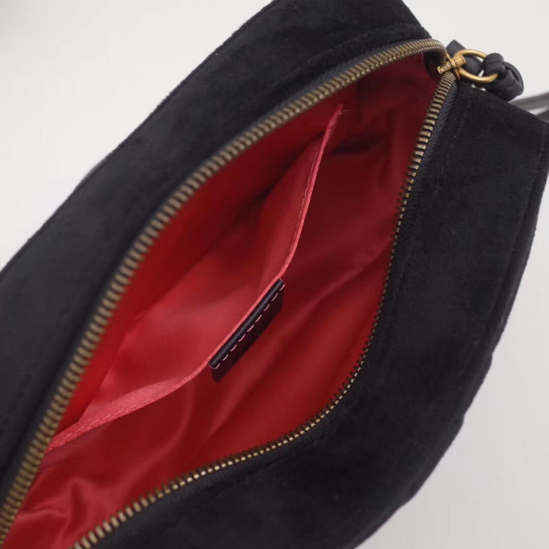 Gucci GG Marmont Velvet Bolsa de hombro pequeño 447632-8