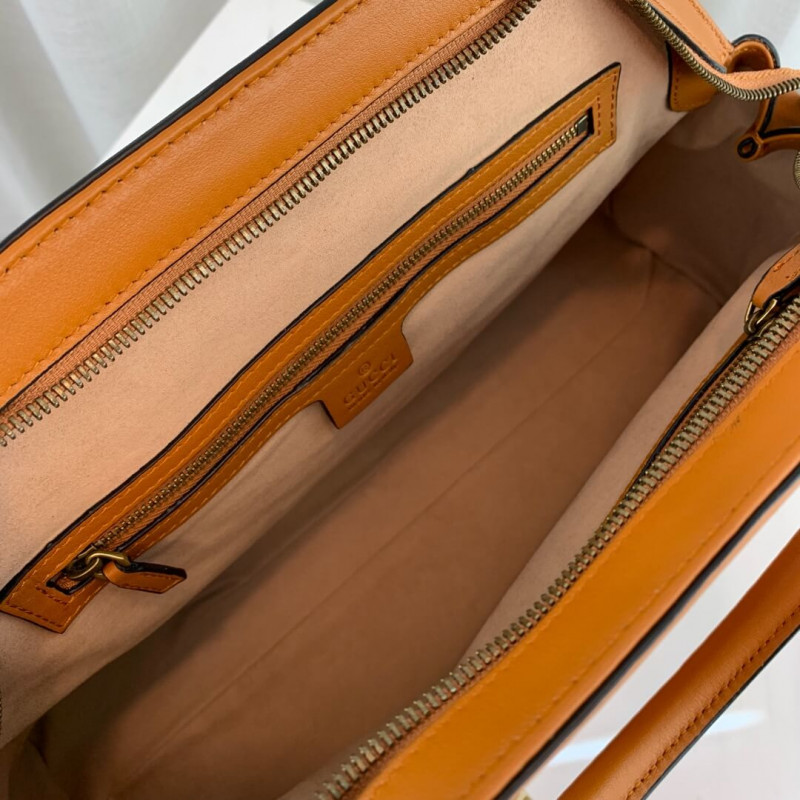 Gucci re (Belle) Bolsa de mango superior mediana 516459-9