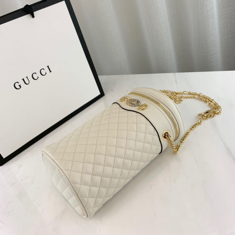 bolso de cinturón de cuero acolchado de Gucci 572298-4