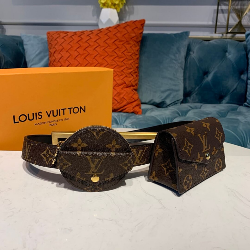 Louis Vuitton Monogram Daily Multi Pocket 30 mm Cinturón M0236Y-1