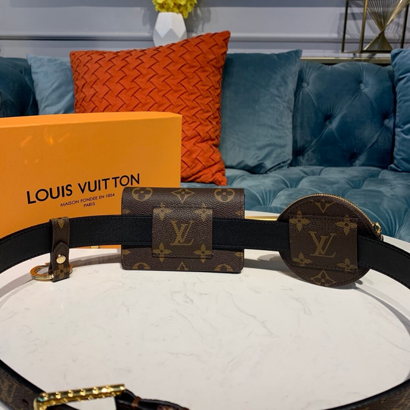 Louis Vuitton Monogram Daily Multi Pocket 30 mm Cinturón M0236Y-2