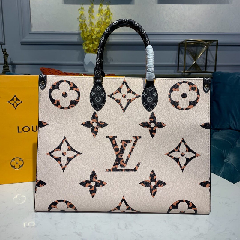 Louis Vuitton Onthego M44675 Ivory/Havana Beige-1