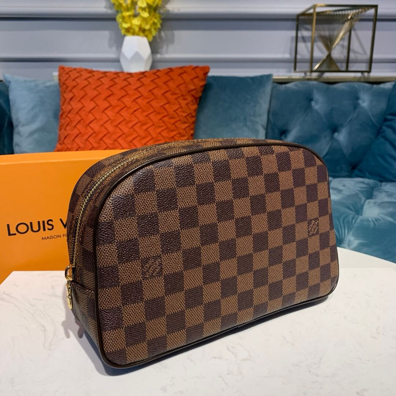 LOUIS VUITTON DAMIER EBENE CANVAS BOLETRY Bolsa 25 N47624-2