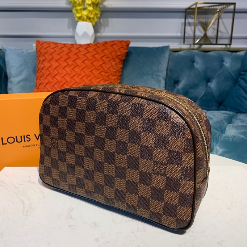 LOUIS VUITTON DAMIER EBENE CANVAS BOLETRY Bolsa 25 N47624-3