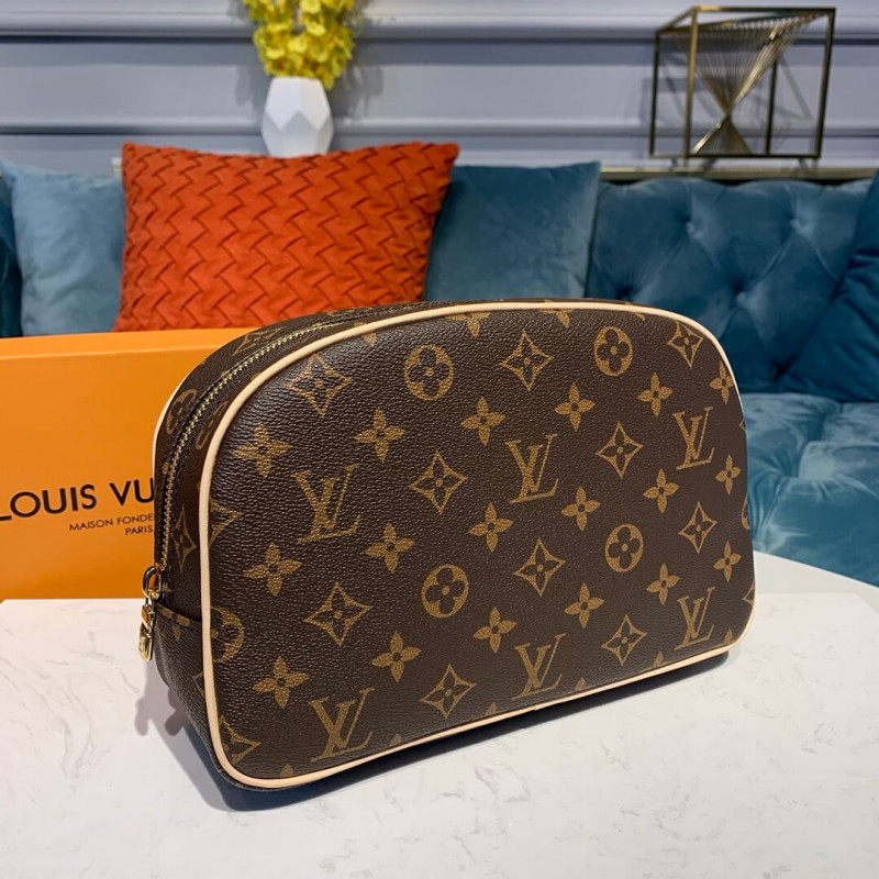 LOUIS VUITTON Monogram lienzo Bolsa de tocador 25 M47527-2