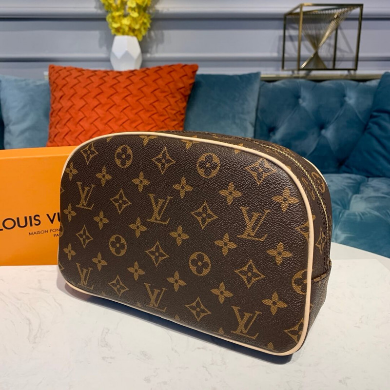 LOUIS VUITTON Monogram lienzo Bolsa de tocador 25 M47527-3