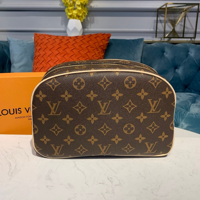 LOUIS VUITTON Monogram lienzo Bolsa de tocador 25 M47527-4